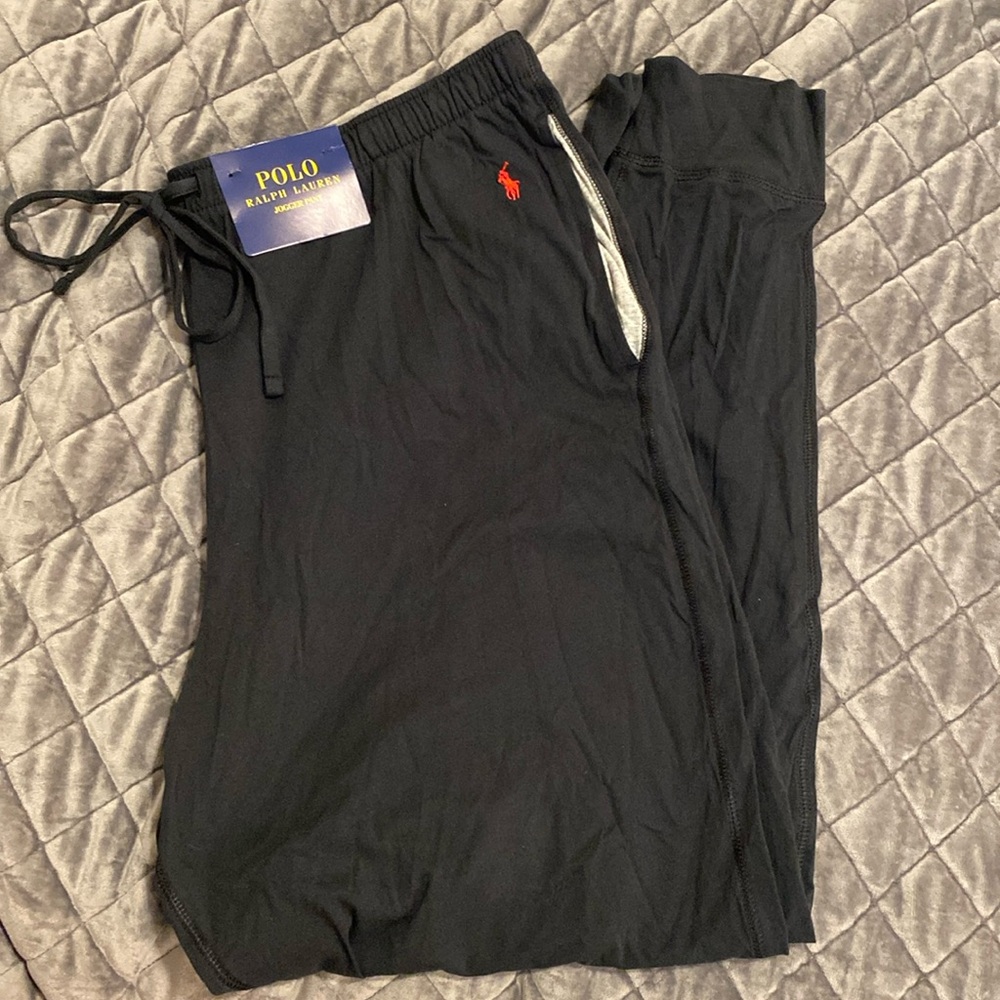 Polo Ralph Lauren Mens XL lounge joggers black